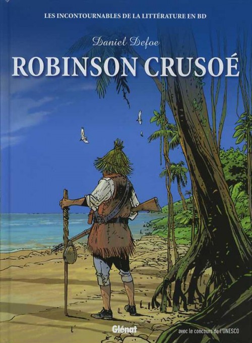 Couverture Robinson Crusoé bande dessinée version 2010