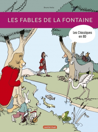 couverture bande dessinée fables de la fontaine edition casterman