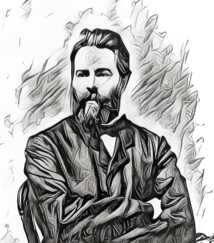 portrait dessin Herman Melville
